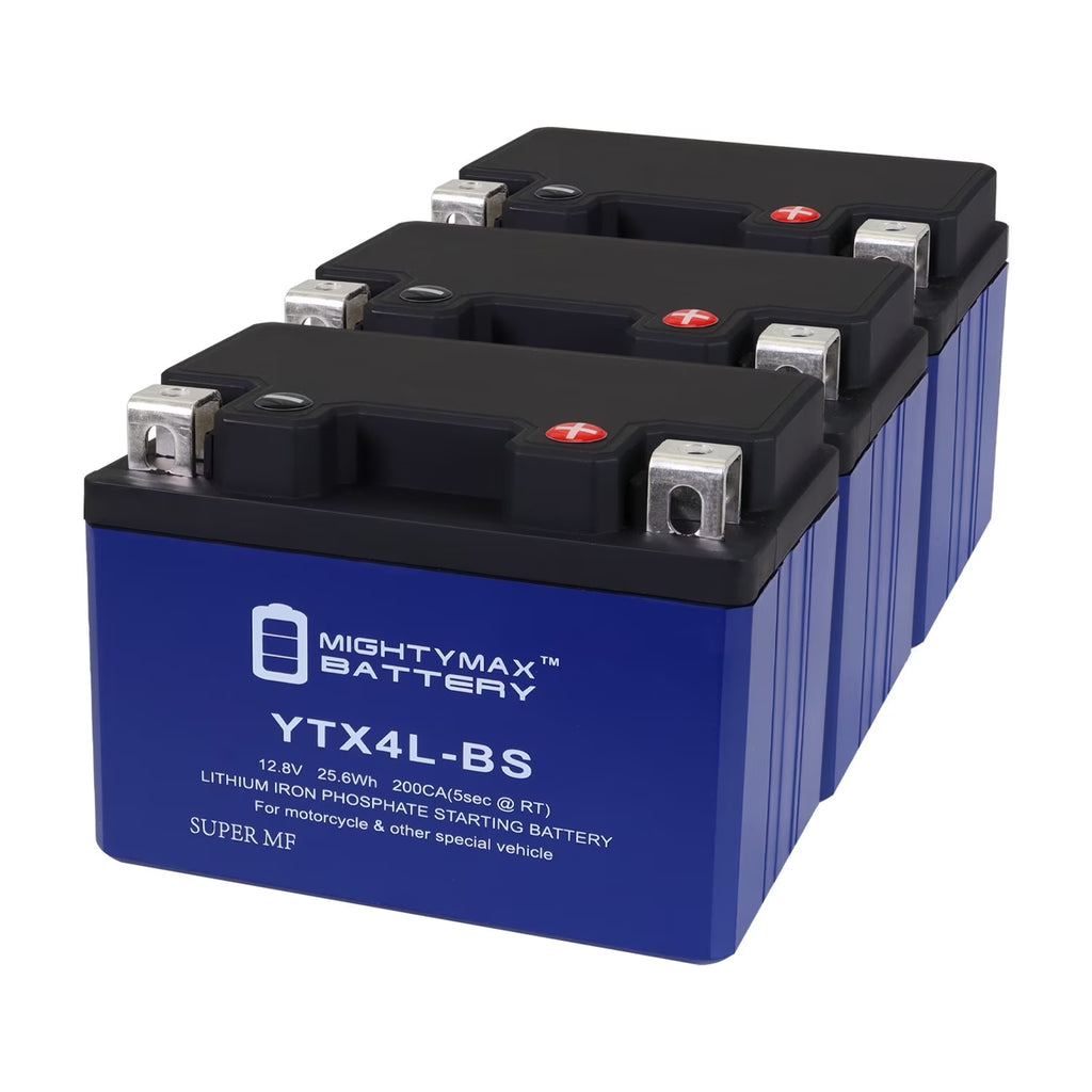 3 Pack Lithium Replacement Battery for Honda Scooters H429922