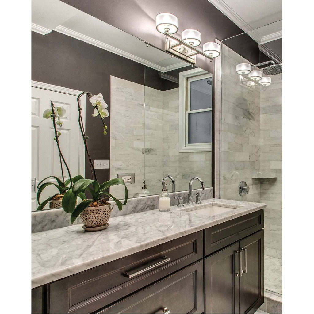 Brushed Steel 3 Light Vanity U239941