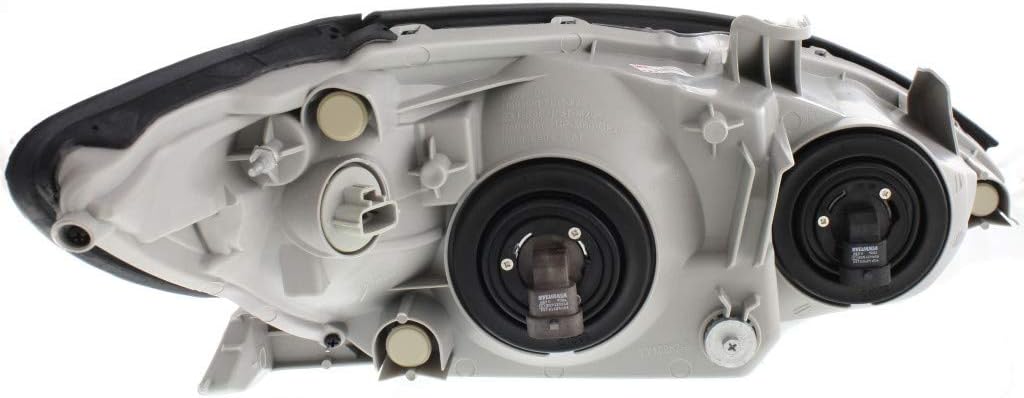 Black Pair Headlight Assembly for Toyota Camry 2002-2004 SE Model E512