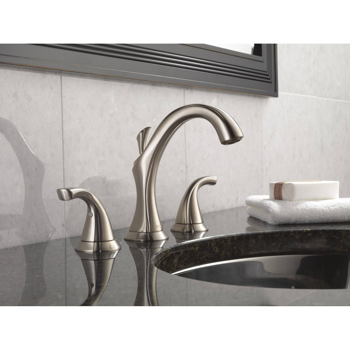 Two Handle Widespread Bathroom Faucet Stainless R98862