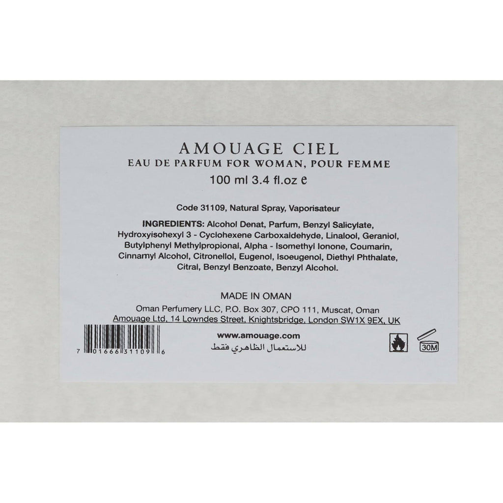 Ciel Eau De Parfum Spray 3.4 oz I356