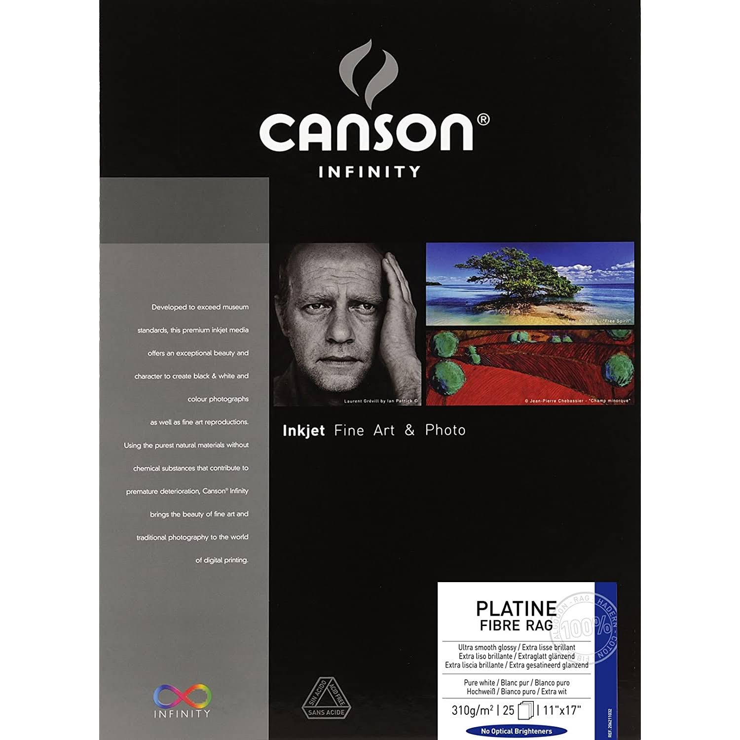 Platine Fibre Rag Art Paper 25 Sheets D7890