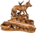 Antique Fox Resin Pen Holder T2663