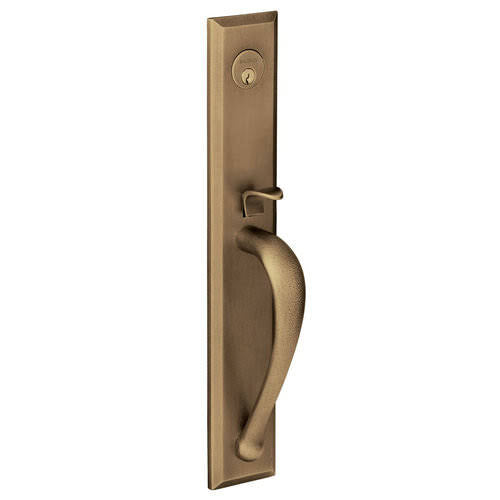 Satin Black Left Hand Dummy Entry Handleset Y3256