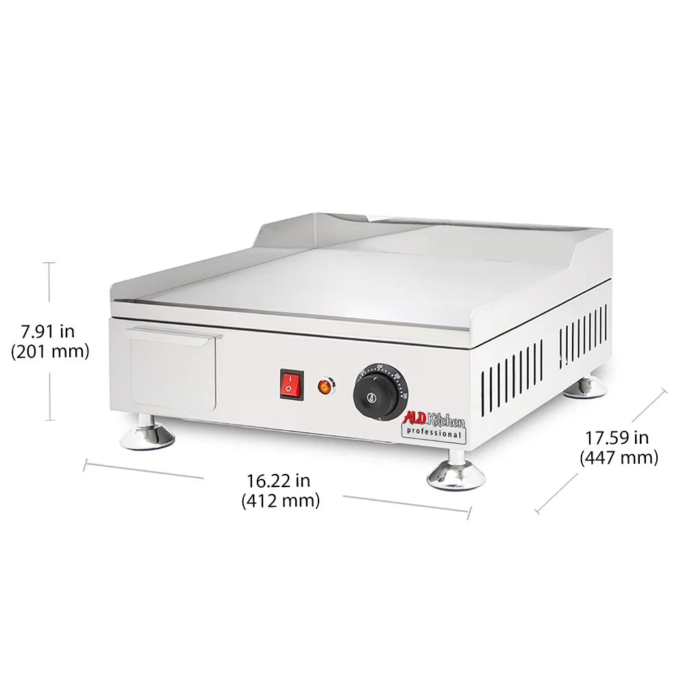 Flat Top Griddle Cooking Surface 16.00" x 18.00" K868