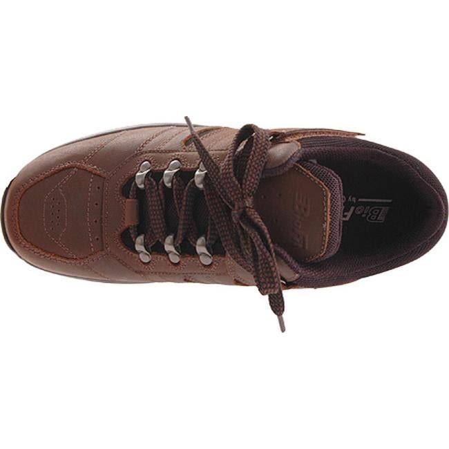Brown Leather OrthoFeet Shoes U435262