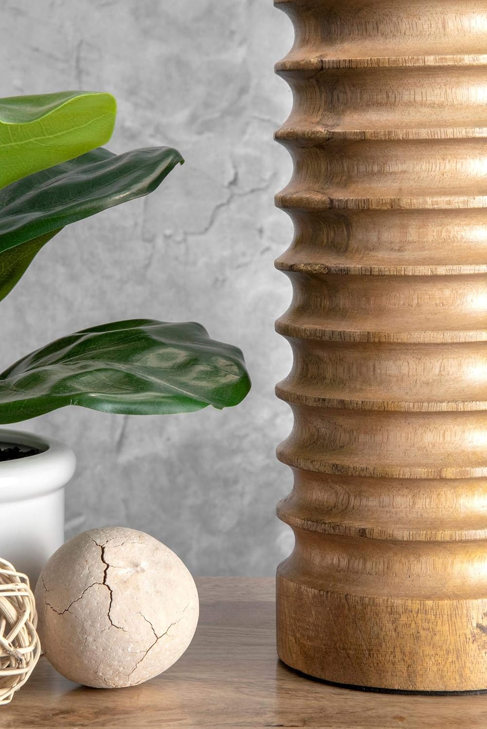 Wood Table Lamp B949