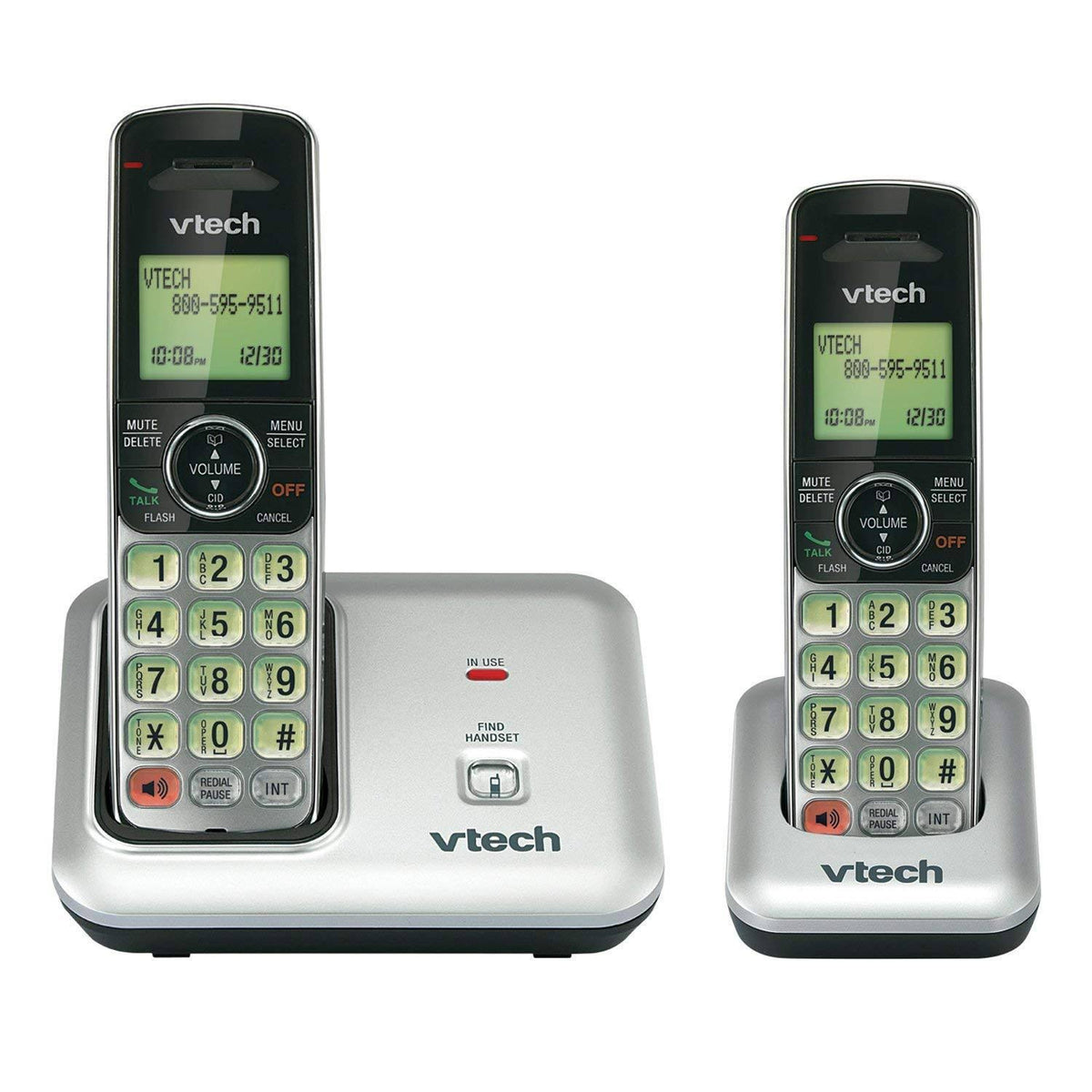 2-Handset Dect 6.0 Cordless Phone with Caller ID I283