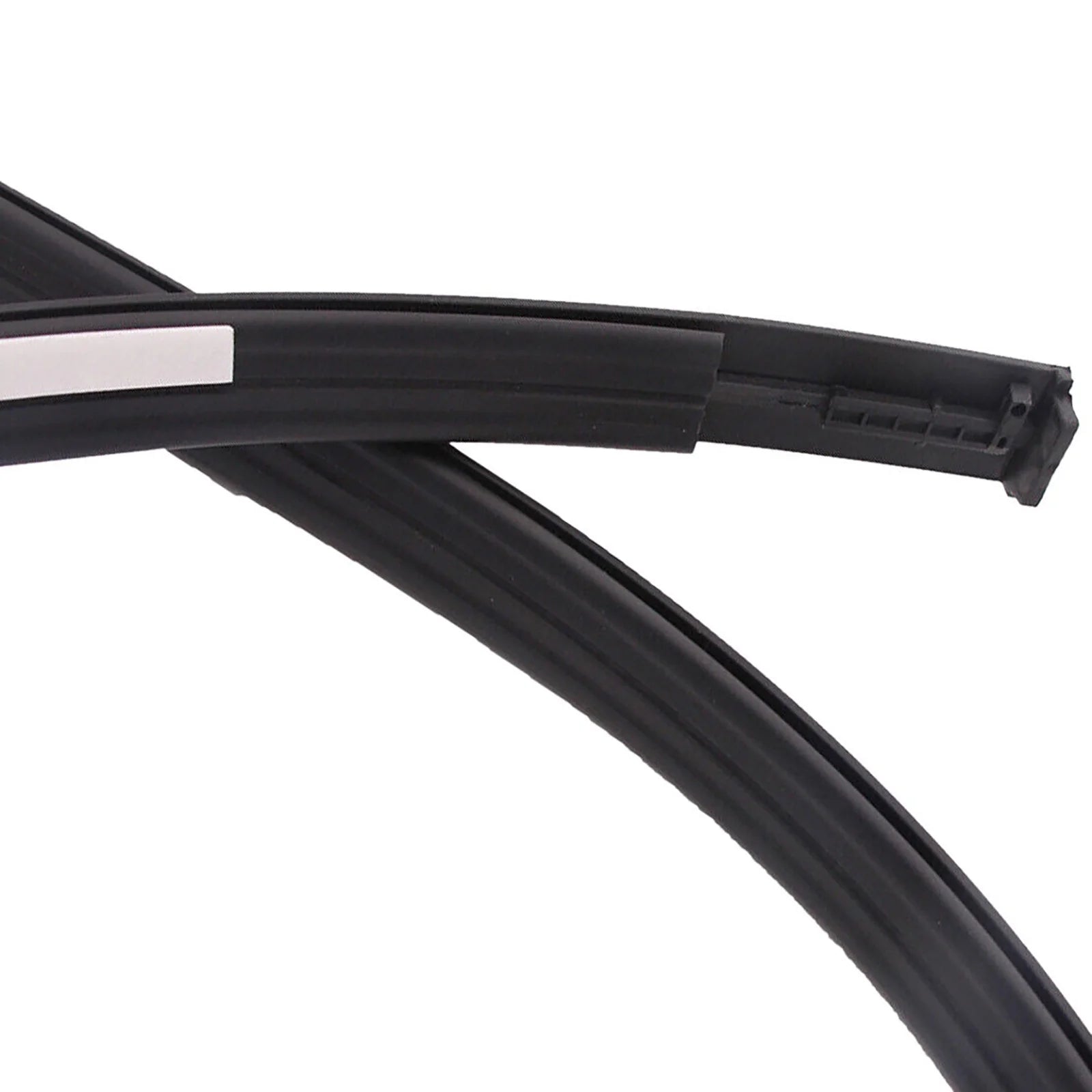 2Pcs Black Roof Drip Side Moulding Weatherstrips M87413
