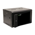 6U Wall Mount Network Server Cabinet Rack Enclosure Glass Door Lock A6279