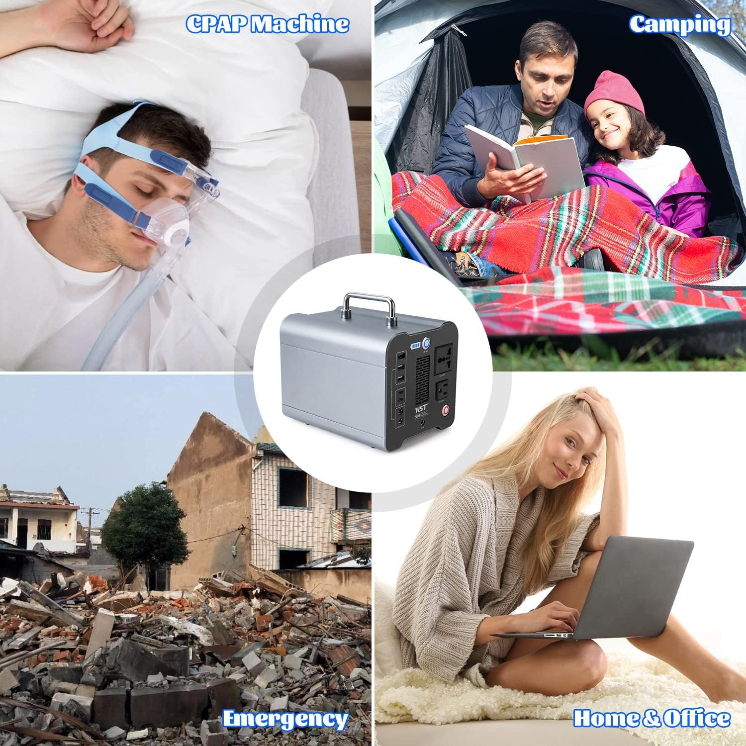 Portable Power Station 500W Lithium Battery N662823