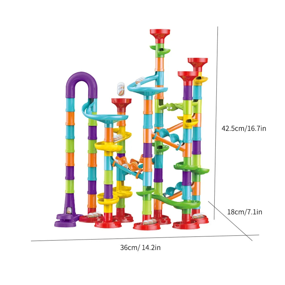 113 Piece Marble Run Building Blocks Set Y10953