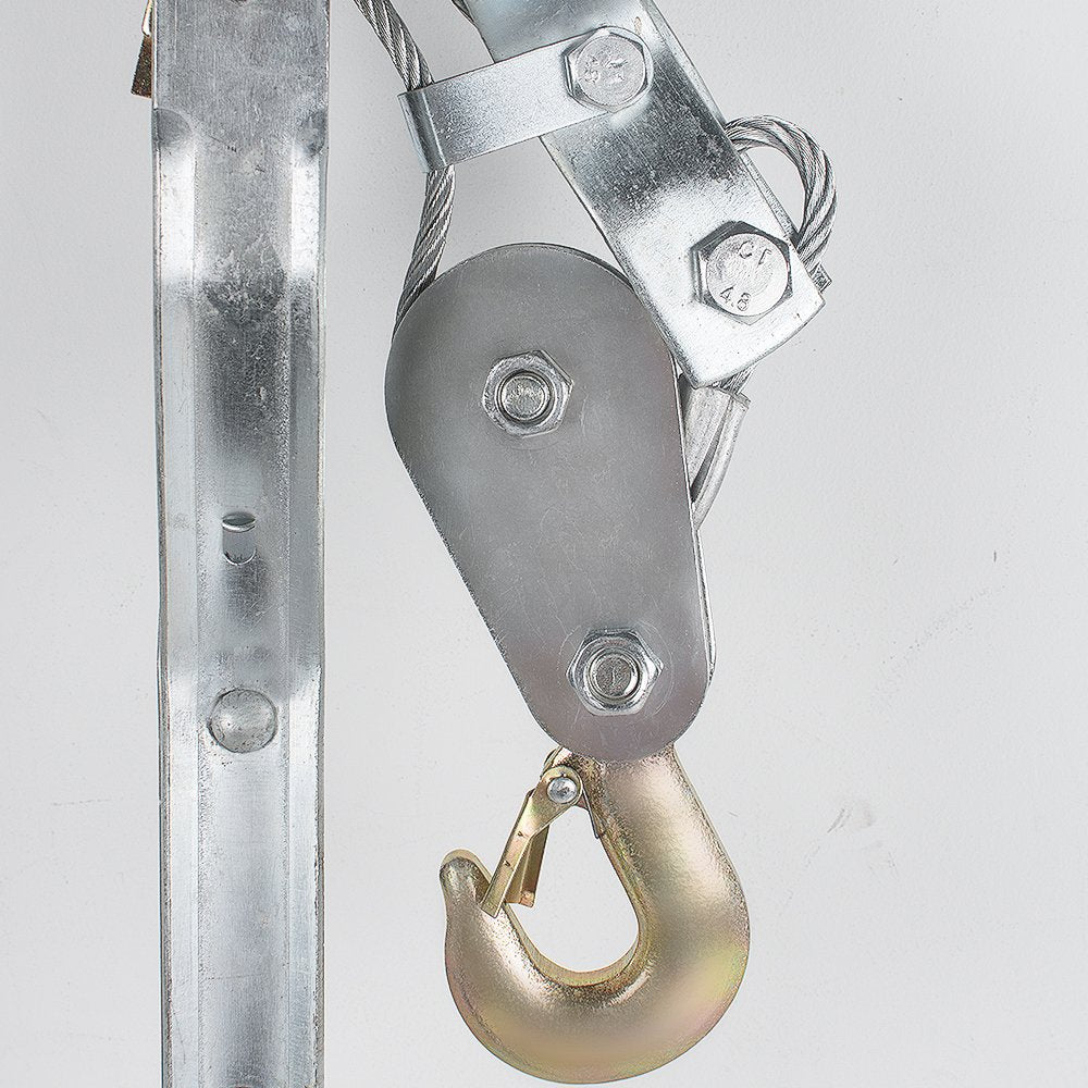 2 Pack 8000lb Heavy Duty Cable Puller with Hooks Y214