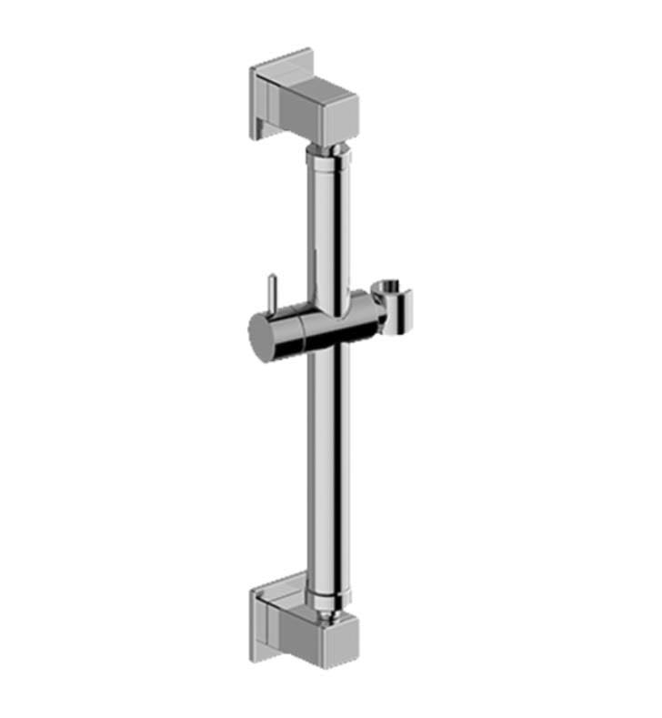 16x22 Wall Mount Square Slide Bar with Handshower Holder X35267