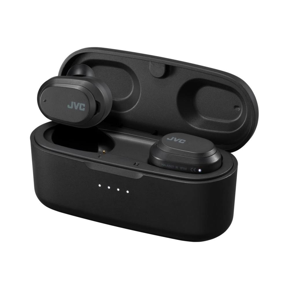 True wireless earphones with mic Bluetooth active noise canceling noise isolating black R91227