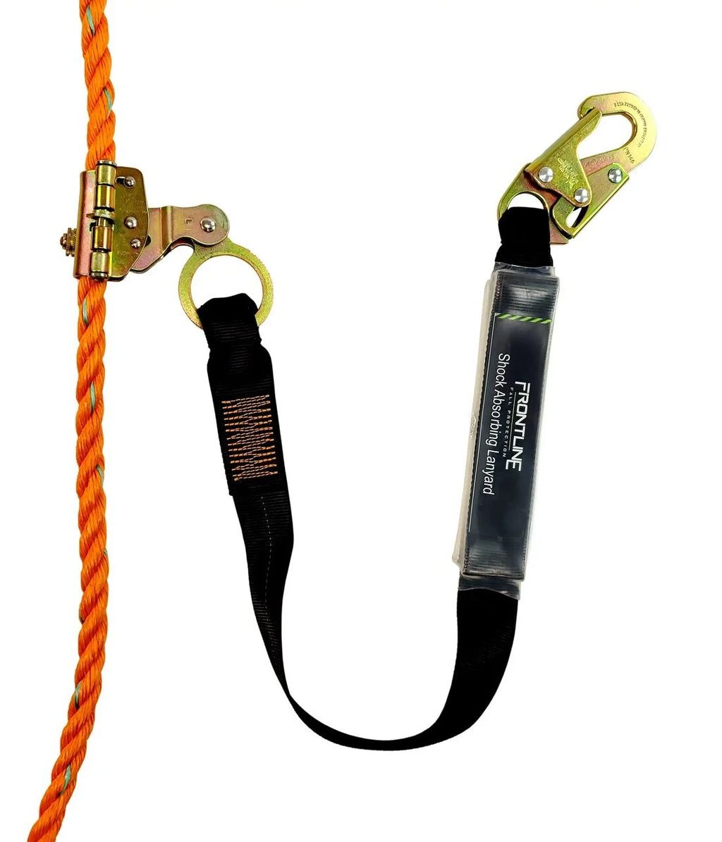 Vertical Lifeline with Openable Rope Grab and Shock Pack P67184
