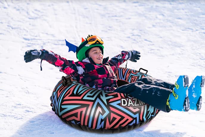 Inflatable Snow Tube with Reinforced Handles O67948