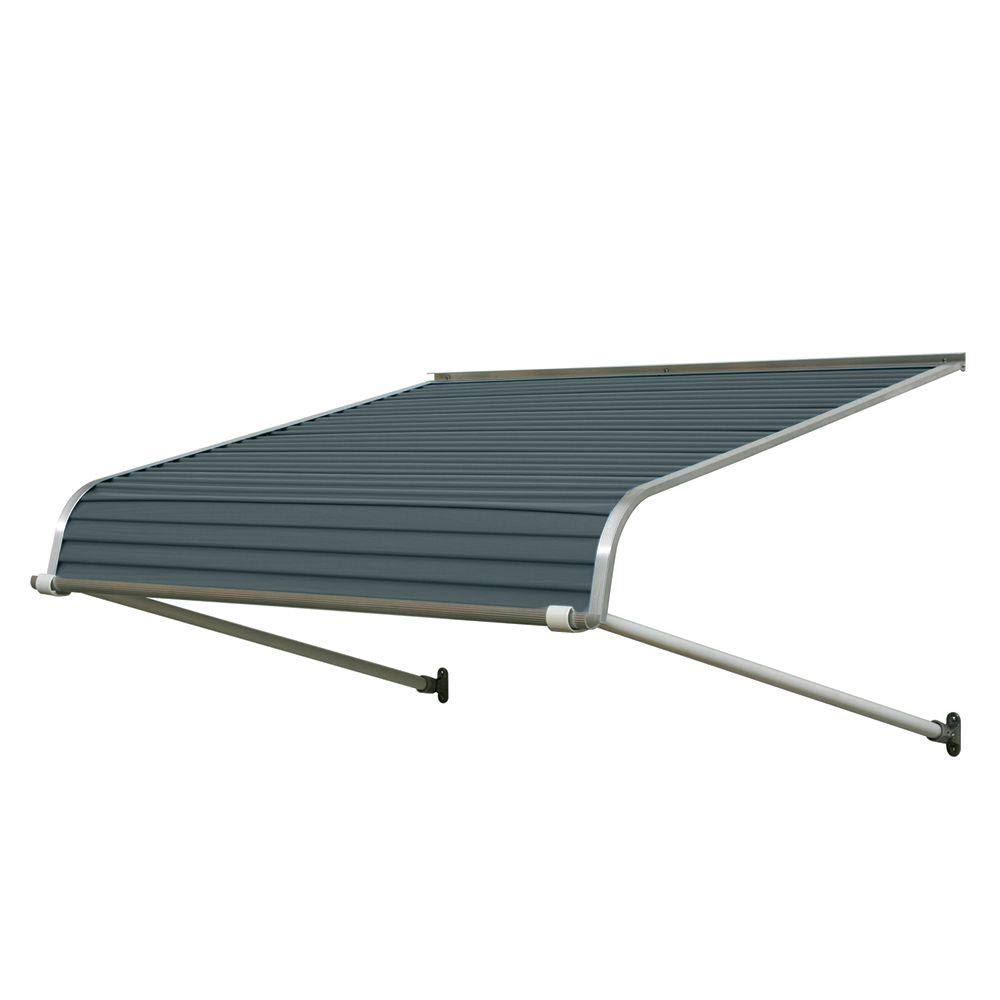 Slate Blue Solid Fixed Door Awning P50770