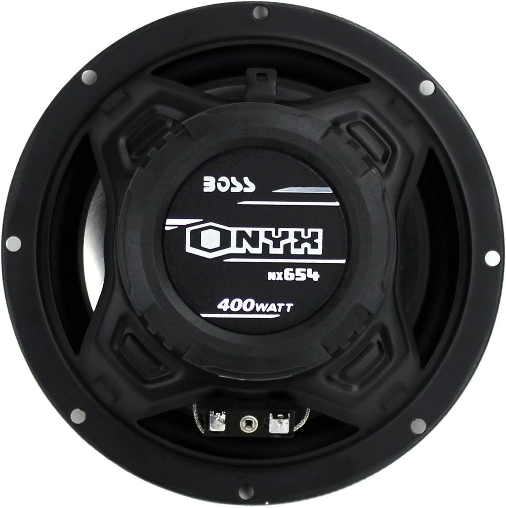 Onyx 6.5 Inch 400 Watt 4-Way Car Audio Coaxial Speakers, 2 Pairs M319217