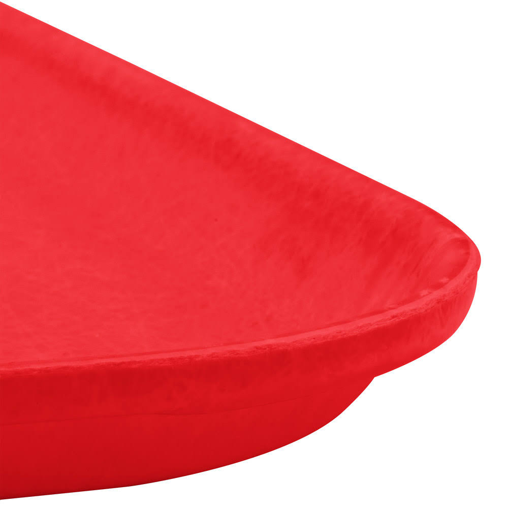 Red Glasteel Fiberglass Cafeteria Tray S4285