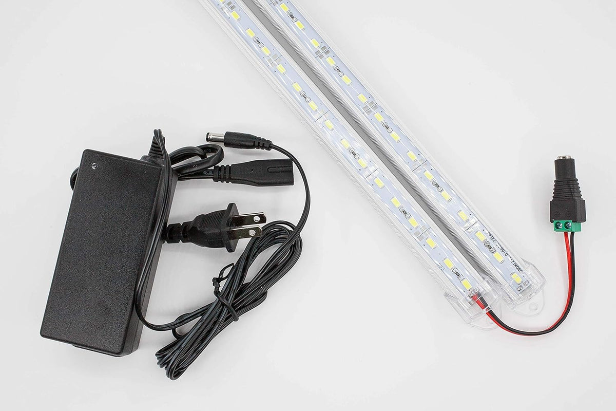 2pcs 20 LED Light for 4ft Showcase with UL 12v Ac Adapter X1335