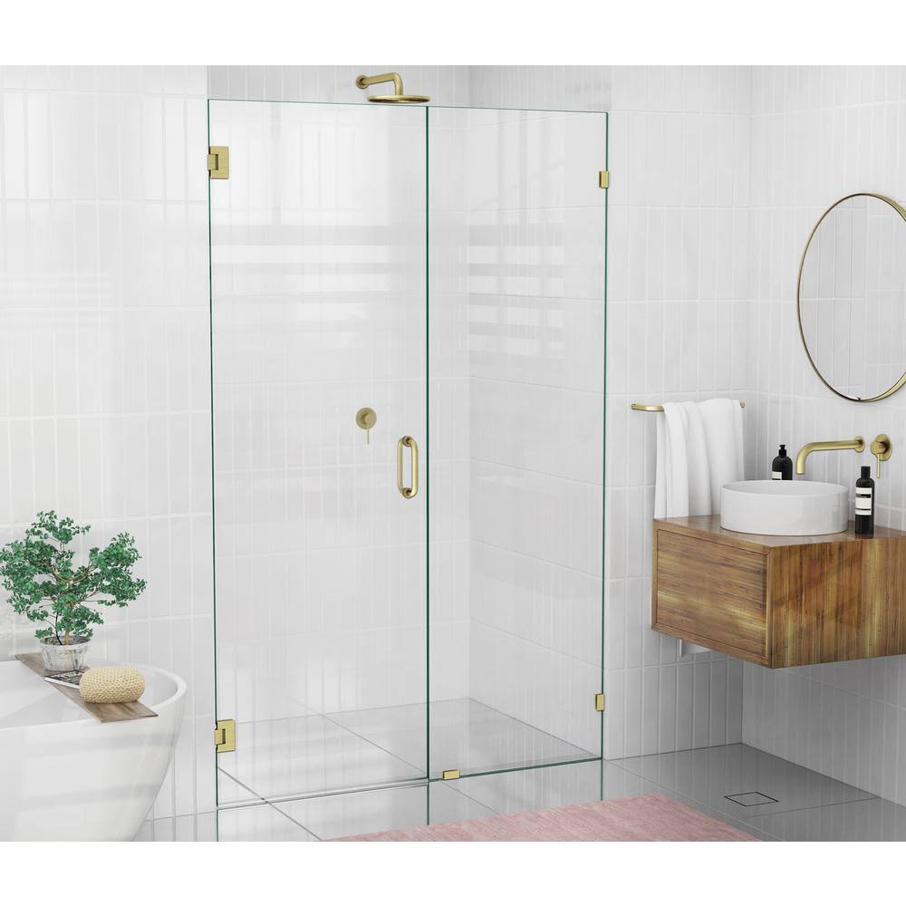 50x22 W x 78x22 H Hinged Frameless Shower Door C474980