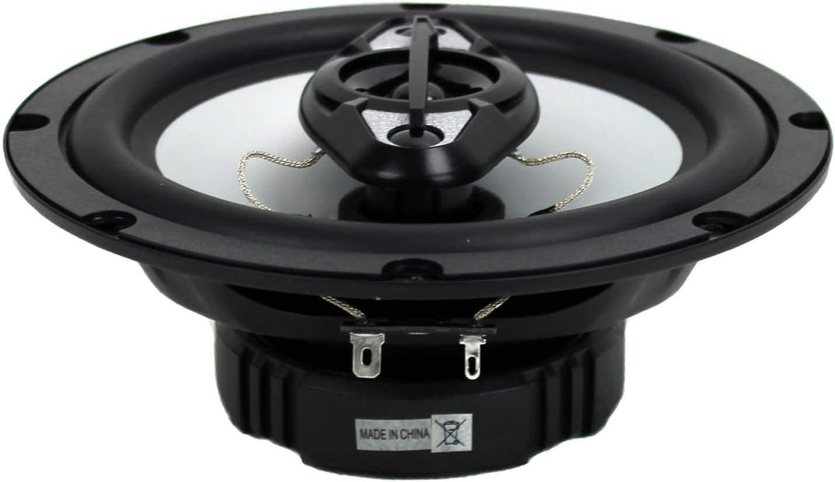 Onyx 6.5 Inch 400 Watt 4-Way Car Audio Coaxial Speakers, 2 Pairs M319217