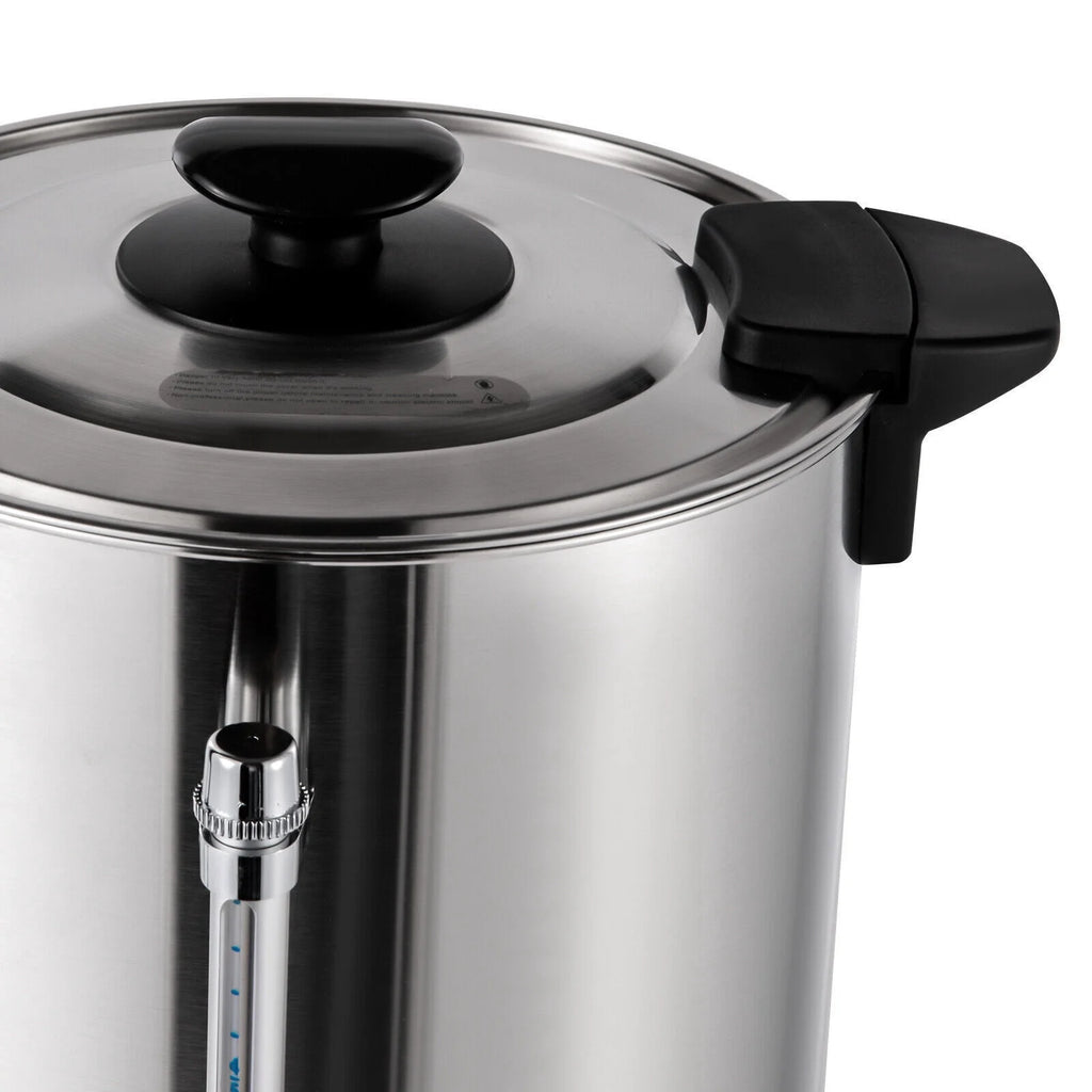 15L Stainless Steel Electric Tea Urn Hot Water Boiler 1400W X363