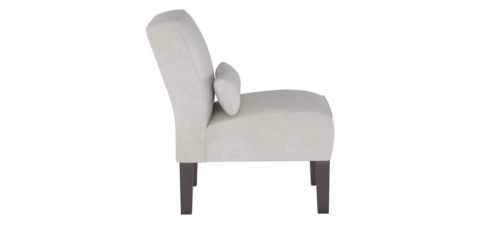 Velvet Light Grey Accent Chair I779658