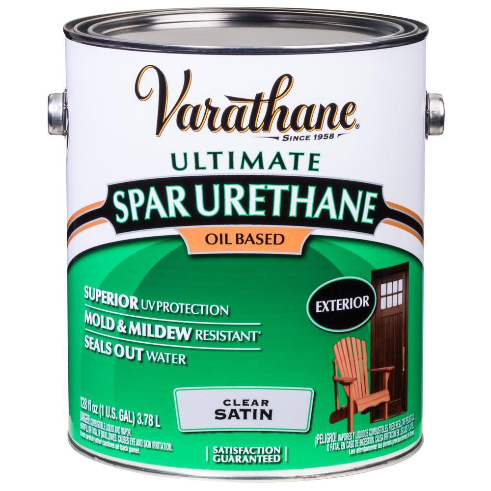 Clear Satin Oil-Based Exterior Spar Urethane 2-Pack N52457