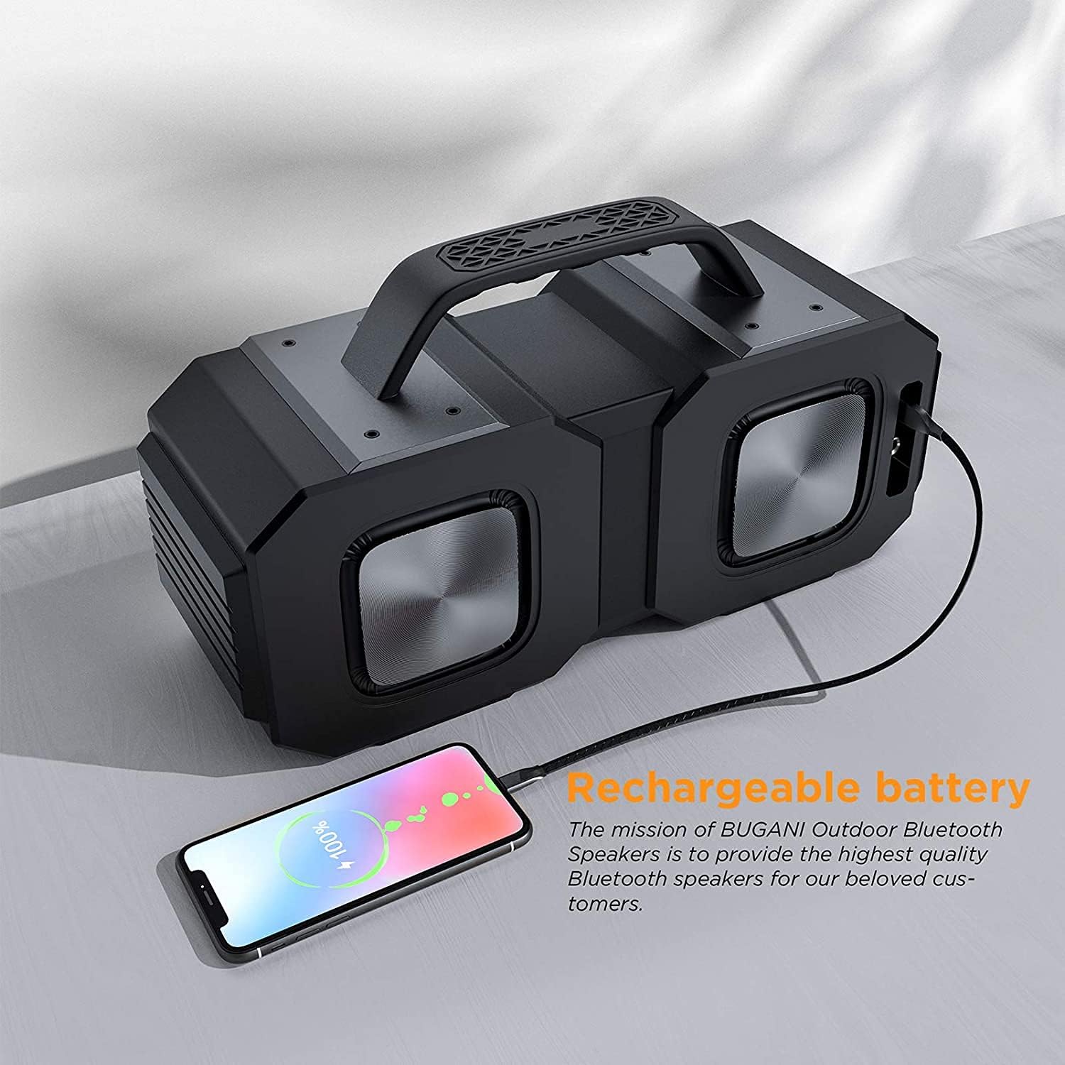 50W Portable Outdoor Bluetooth Speaker with Power Bank C5708