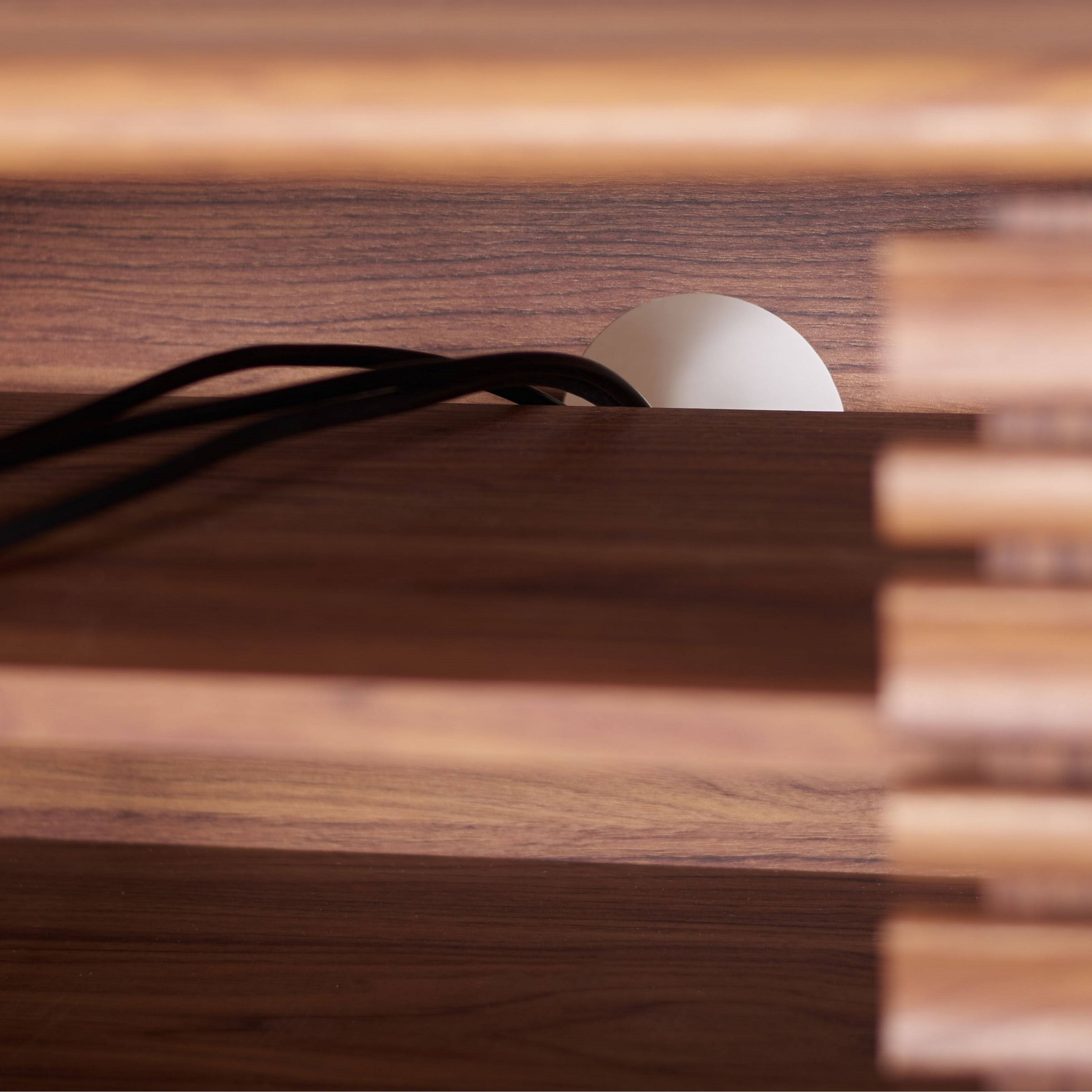 Walnut 2-Shelf Media Stand Y28241