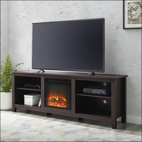 Fireplace TV Media Storage Stand R7139