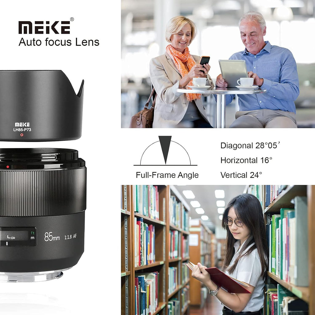 85mm F1.8 Full Frame Auto Focus Lens for EF Mount Digital SLR Cameras A8168