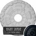 18 1/2x22OD x 3 7/8x22ID x 1x22P Hand-Painted Ceiling Medallion V30566