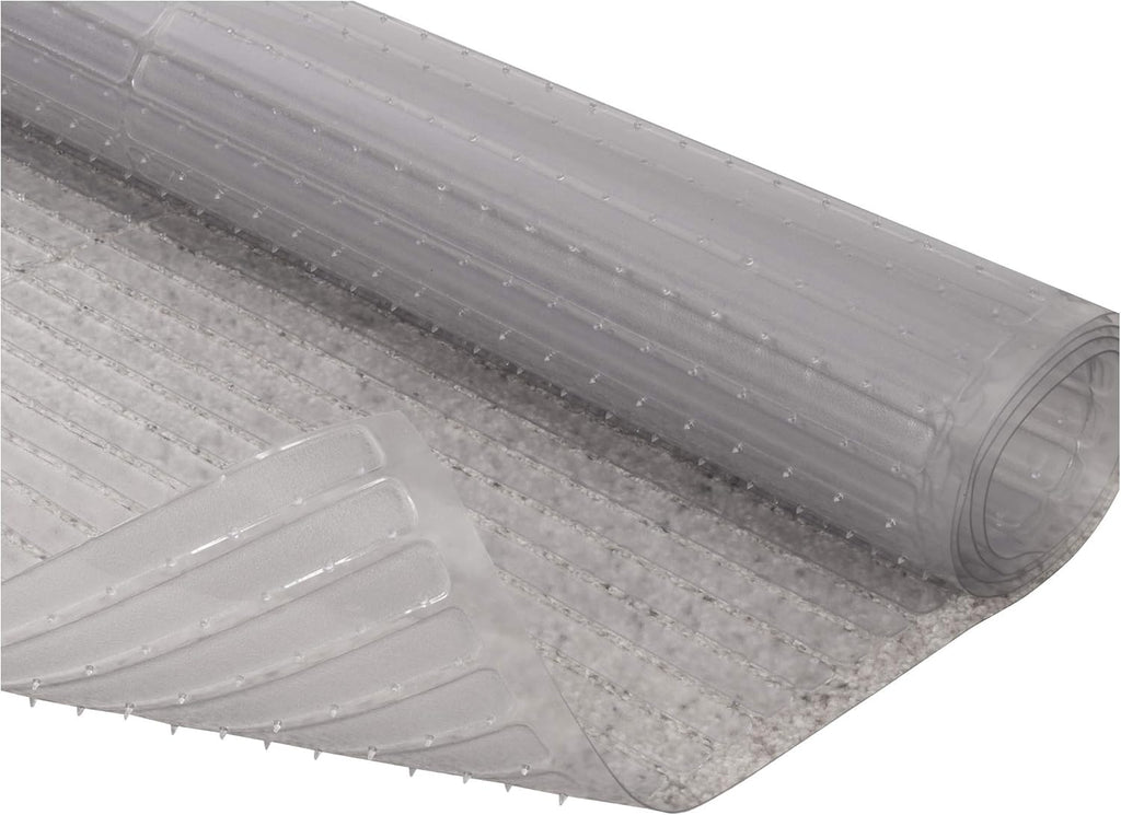 Clear Plastic Floor Protector Mat, 27 Inches x 25 Feet, Pack of 2 S38152