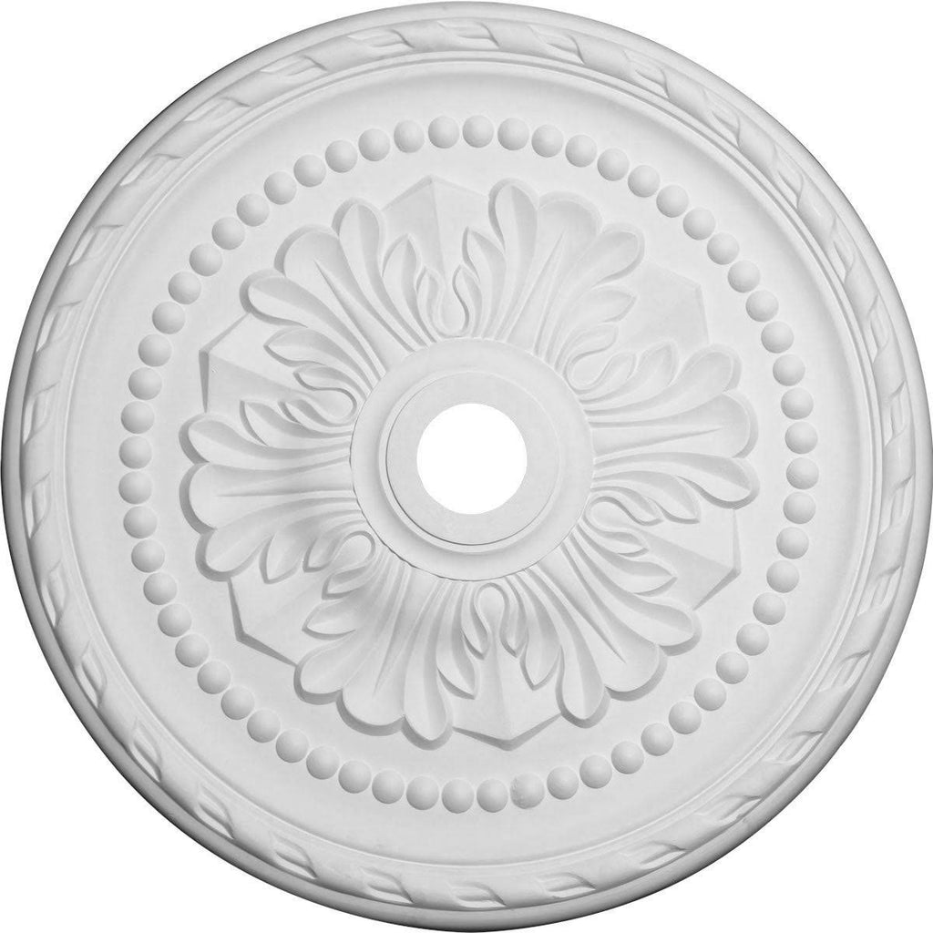 Hand-Painted Burnished Mahogany Ceiling Medallion X80172