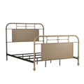 Cream Metal Bed R964