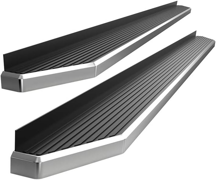 Black Powder Coated 4 inches Running Boards M217261