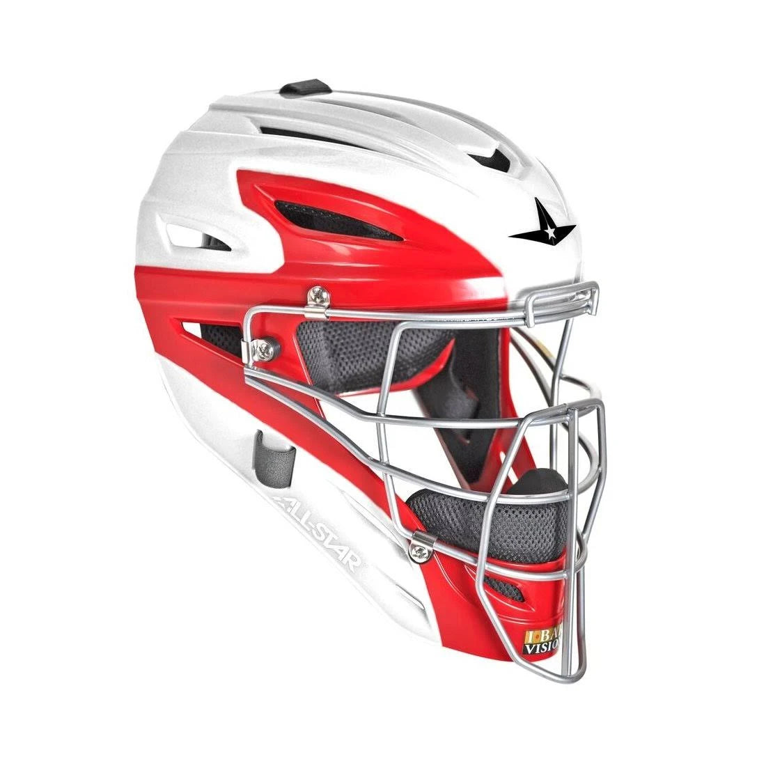 Youth Catchers Helmet - White/Royal U372230