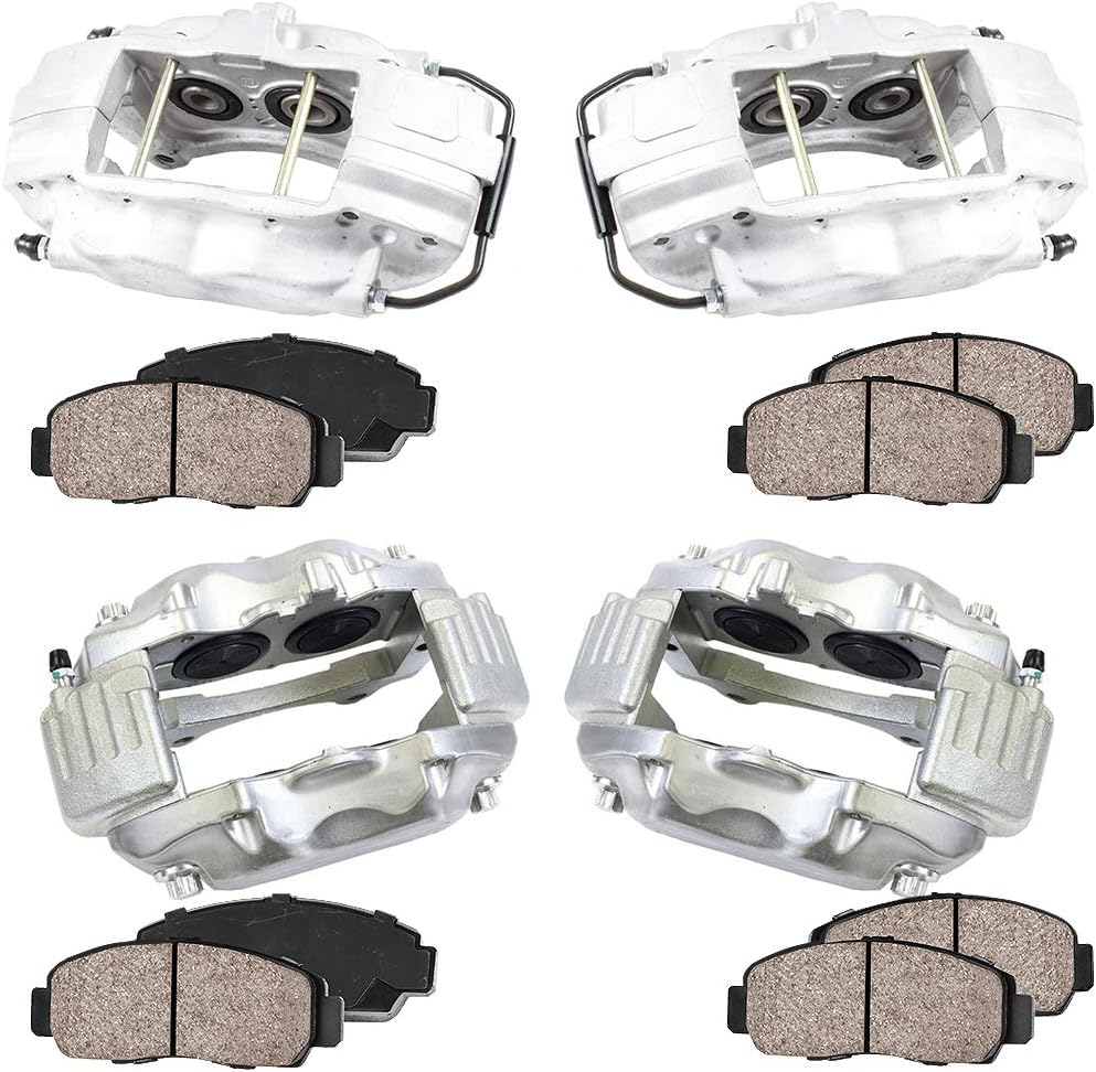 4 Pc Loaded Calipers with Ceramic Brake Pads Kit W558358