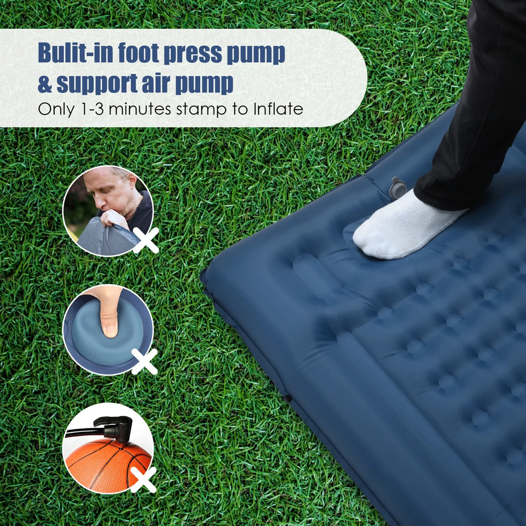 Inflatable Sleeping Pad 4 Inch Thick Air Mattress D620