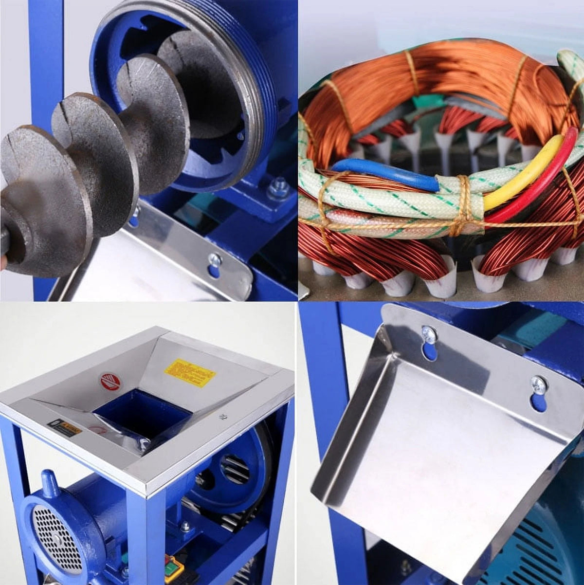 Electric Bone Crusher Ground Meat Crushing Feed Food Seasoning 220V 3KW E3065