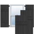 15x22W x 51x22H Real Wood Pine Board-n-Batten Shutters V444