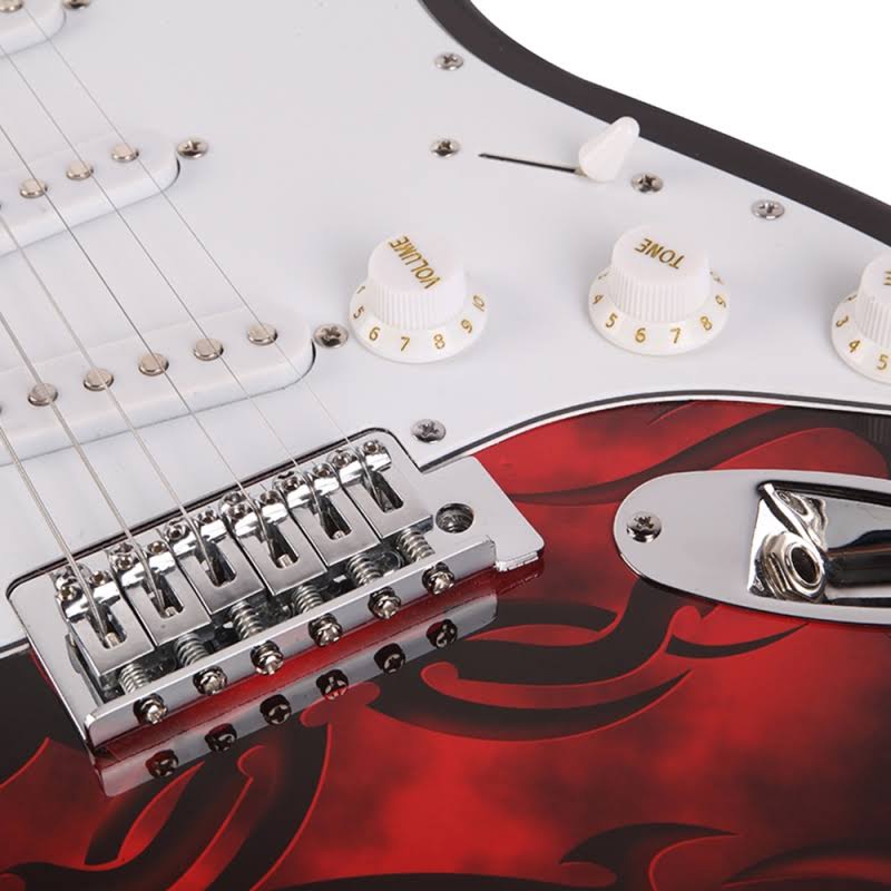 Red Electric Guitar D327