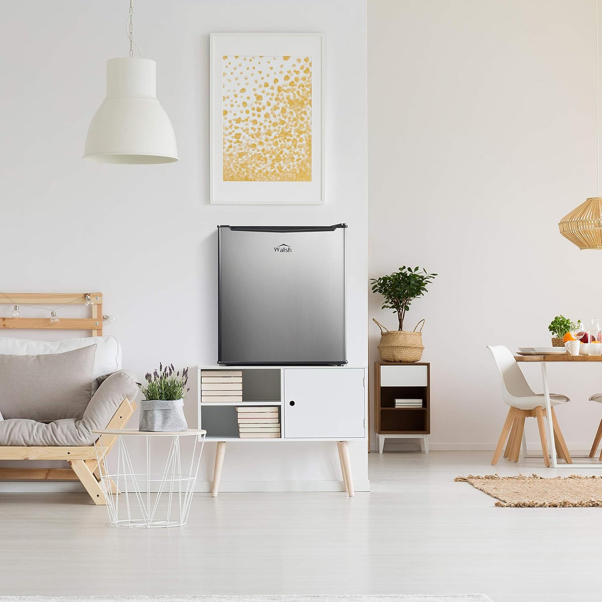 Compact Refrigerator, 1.7 Cu.Ft Single Door Fridge P674074