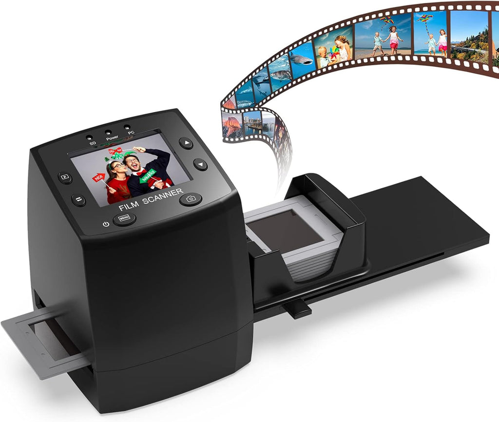 135 Film Scanner Slide Viewer with Slide Mounts Feeder Pack of 2 J482611
