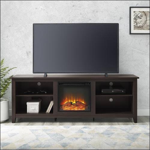 Fireplace TV Media Storage Stand R7139