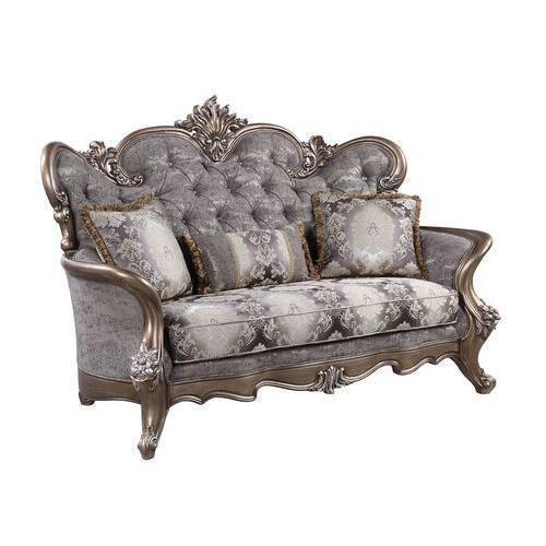 Gray Fabric 6pcs Living Room Set M29495