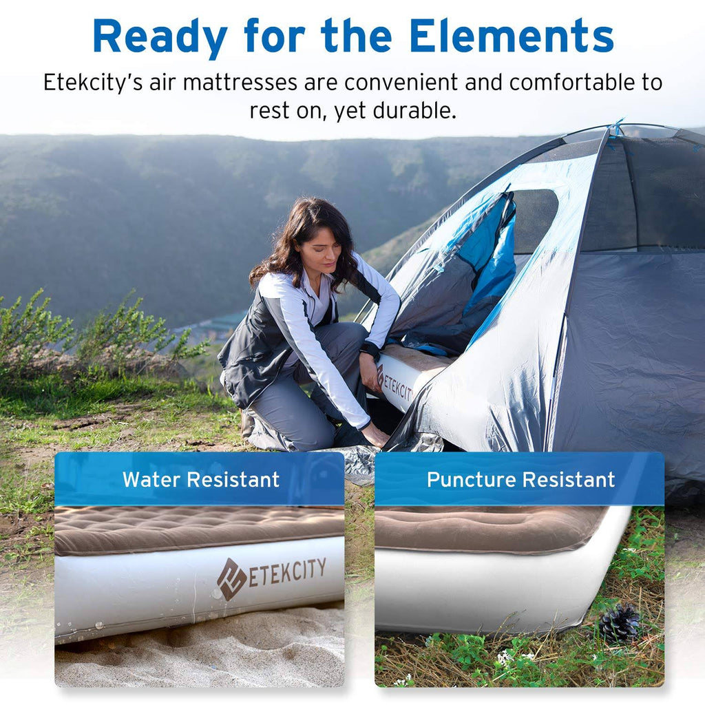 Queen Size Inflatable Air Mattress with Rechargeable Pump U22900
